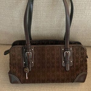 Brown Fossil Handbag